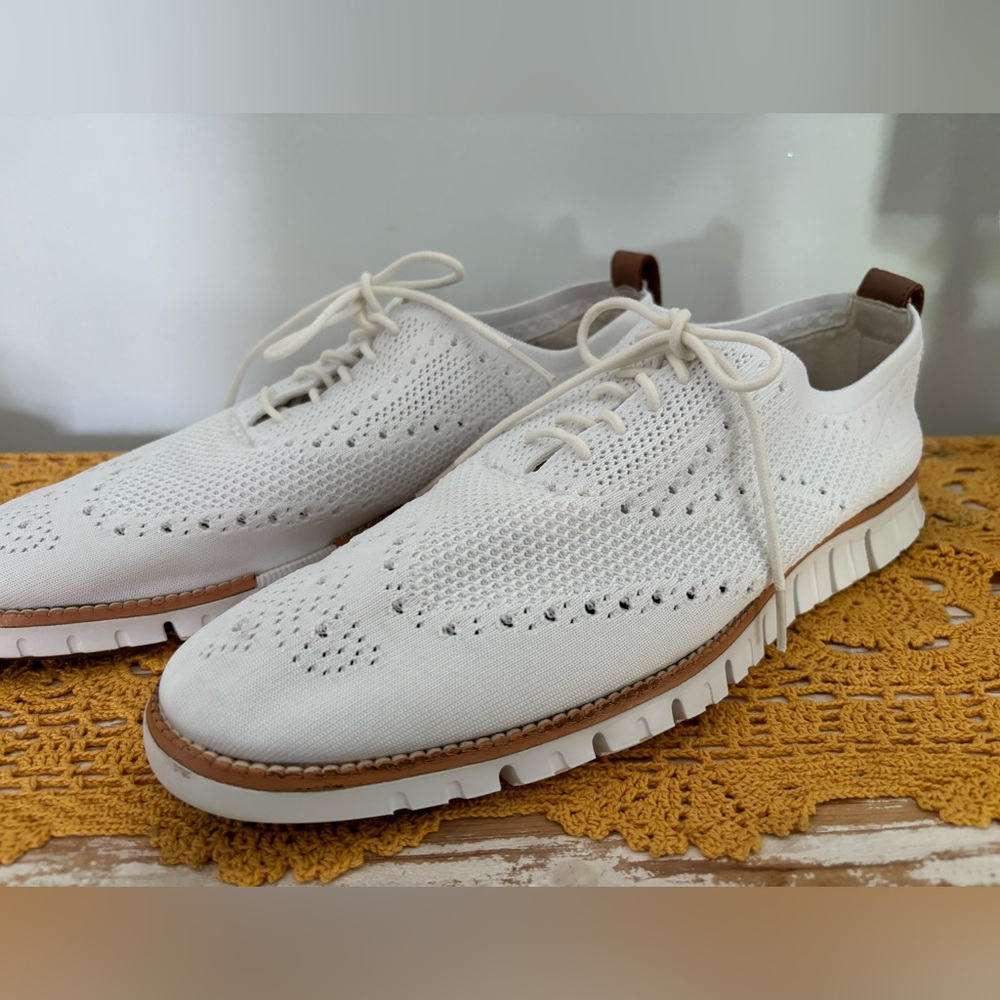 Cole Haan White Loafer Shoes